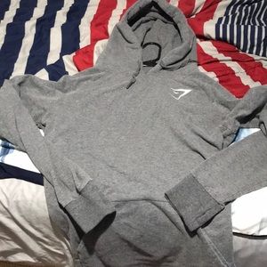 Grey Gymshark hoodie